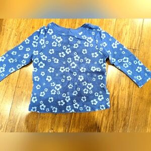 2/$20. Old Navy floral blue baby shirt.